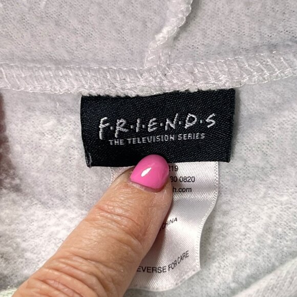 Friends TV Show Halloween Tie Dye Hoodie Sweatshirt Large Green White - Picture 4 of 8